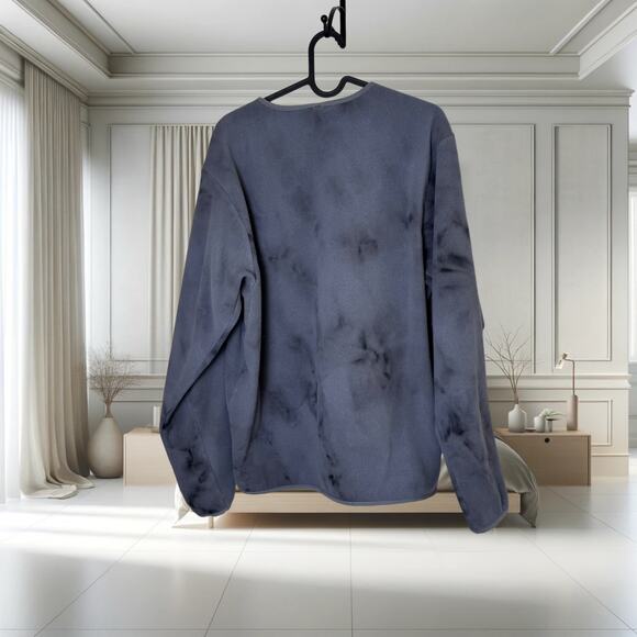 🔥 Lululemon Lab Fleece Diamond Dye Crew – Asphalt Grey 🔥 - Picture 2 of 3